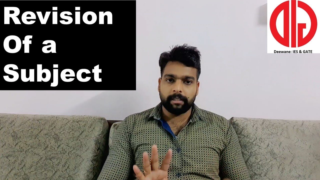 How to handle revision of subjects for GATE exam tips by IES Naveen Yadav