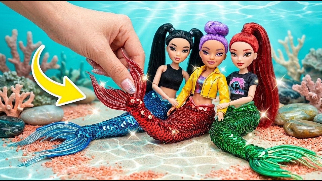 OMG! Демоны превратили Rumi, Mira и Zoe в русалок 😱🧜‍♀️