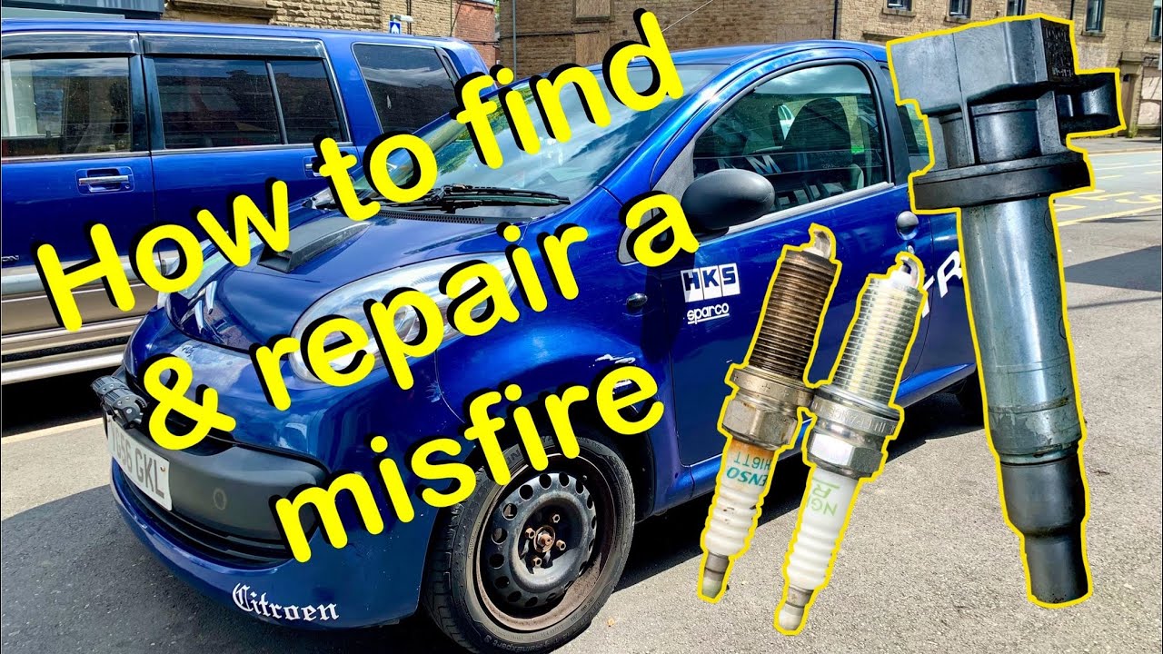 How to Tell Which Cylinder is Misfiring & Repair it. (CityBug/C1/107/Aygo) Coil Pack, Power Loss