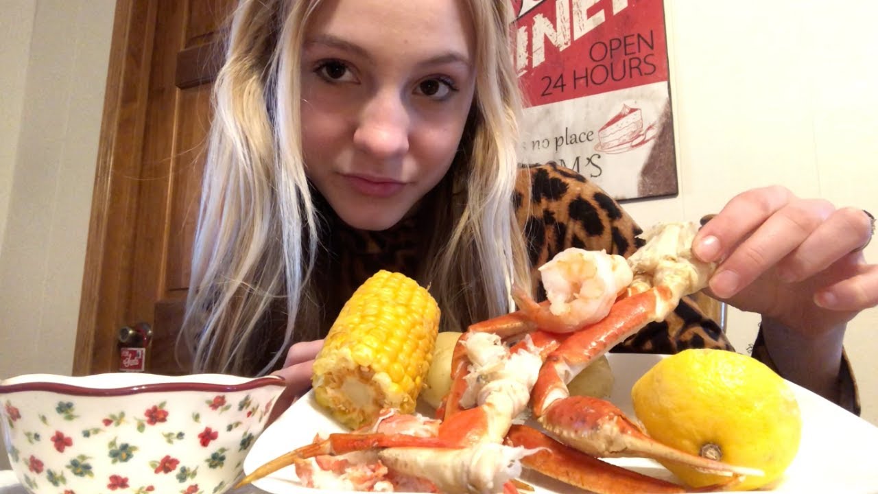 ASMR EATING A DELICIOUS SEAFOOD BOIL!!!!