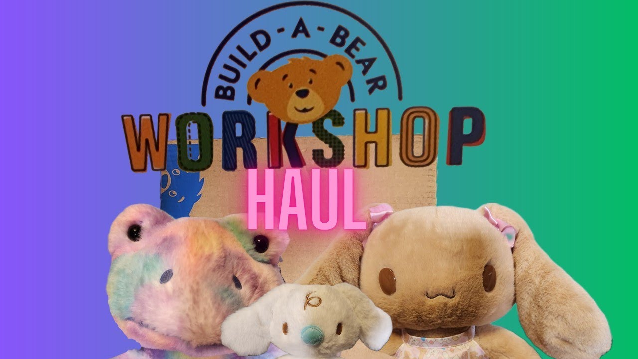 Распаковка мини-игрушек Build a Bear Sanrio Mocha Milk и Spring Frog.