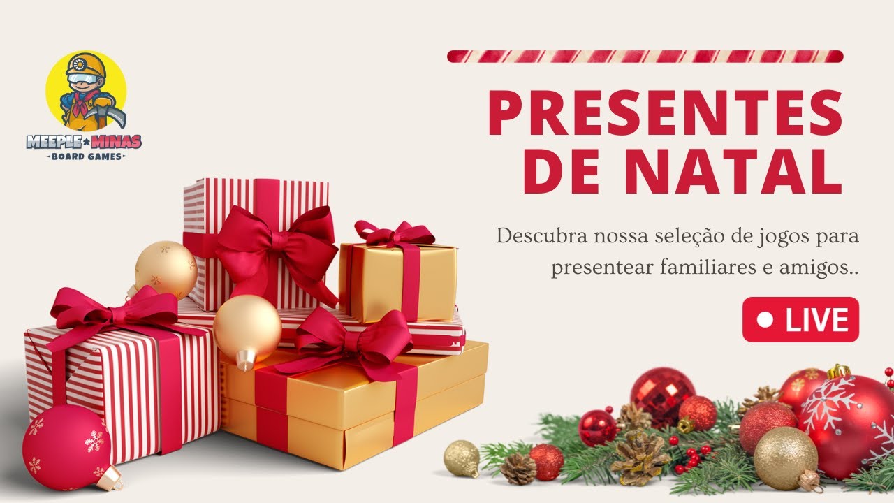 Jogue como uma Mina - Presentes de Natal: Quais jogos compraríamos para presentear amigos e família?