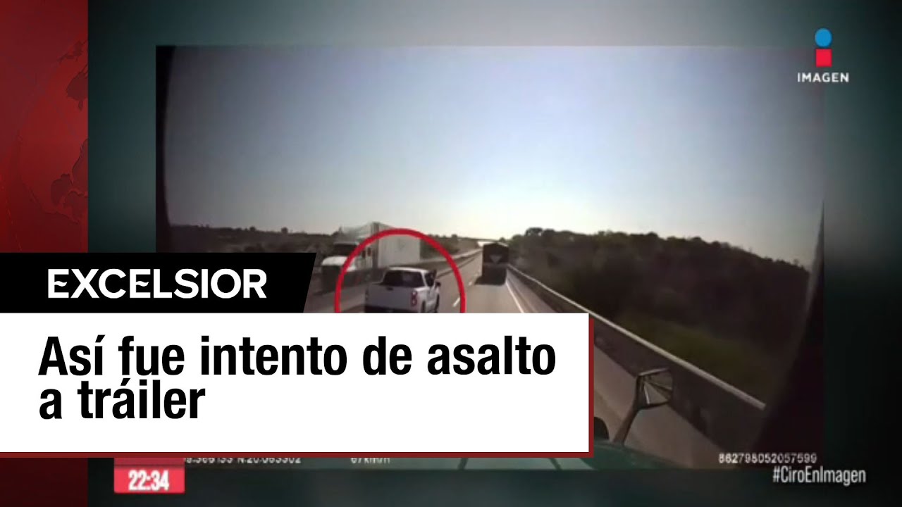 Intento de asalto a trailero en Arco Norte… 'Agáchate, te van a disparar, échales el tráiler'