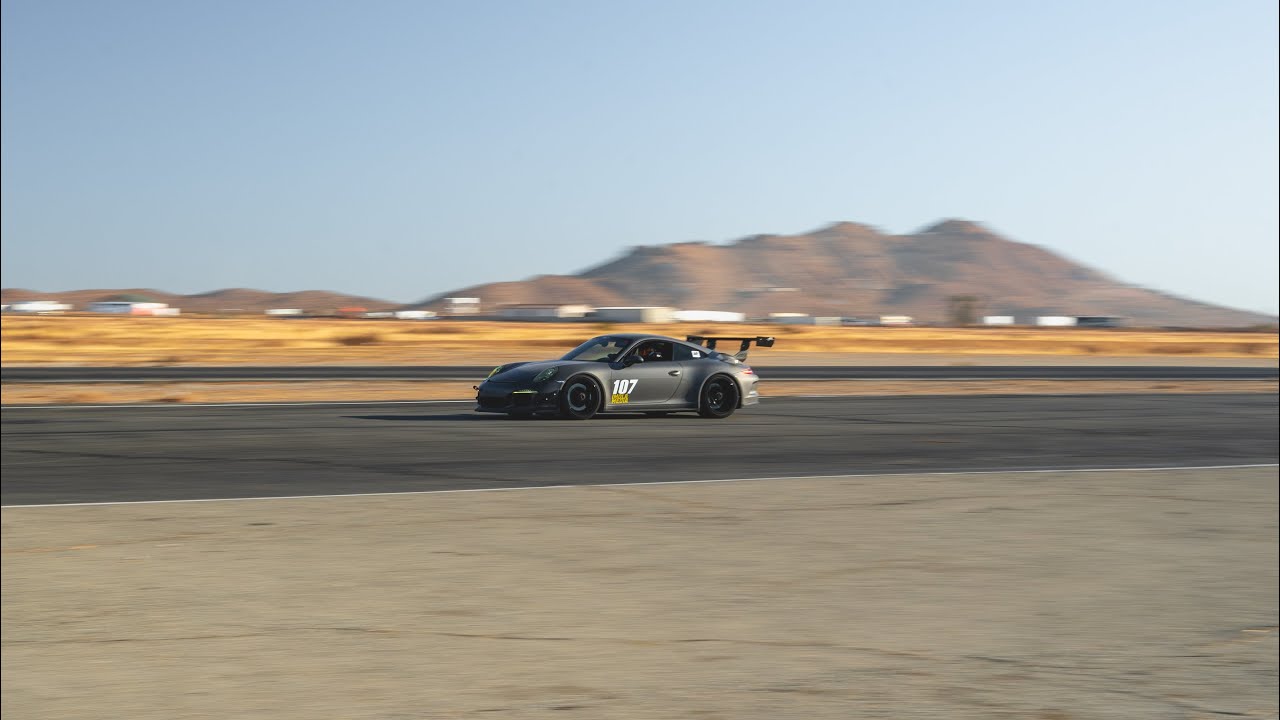 Streets of Willow Porsche GT3 Lap Record 1:16.37