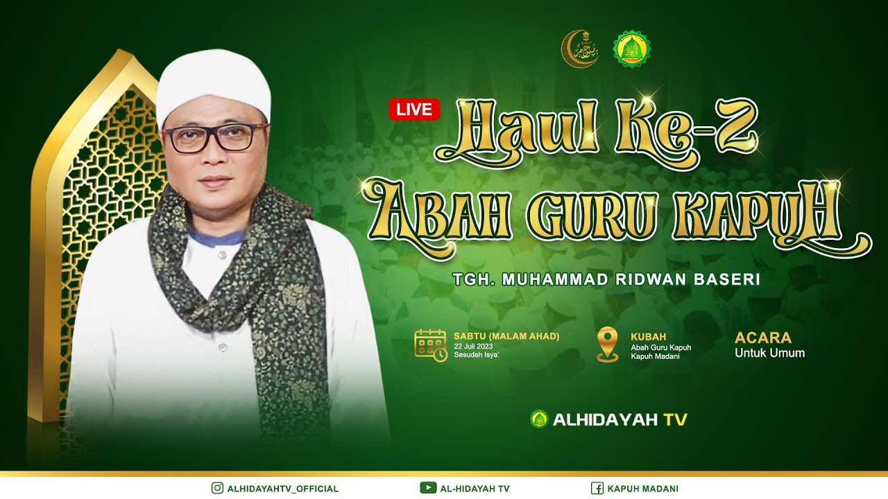 PUNCAK PERINGATAN HAUL KE-2 TGH. MUHAMMAD RIDWAN BASERI