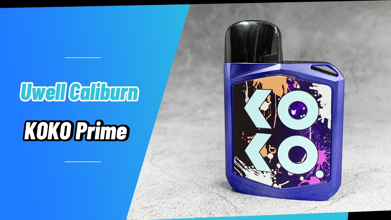 Uwell Caliburn KOKO Prime 15W Pod System Kit 690mAh Unboxing | Vapesourcing