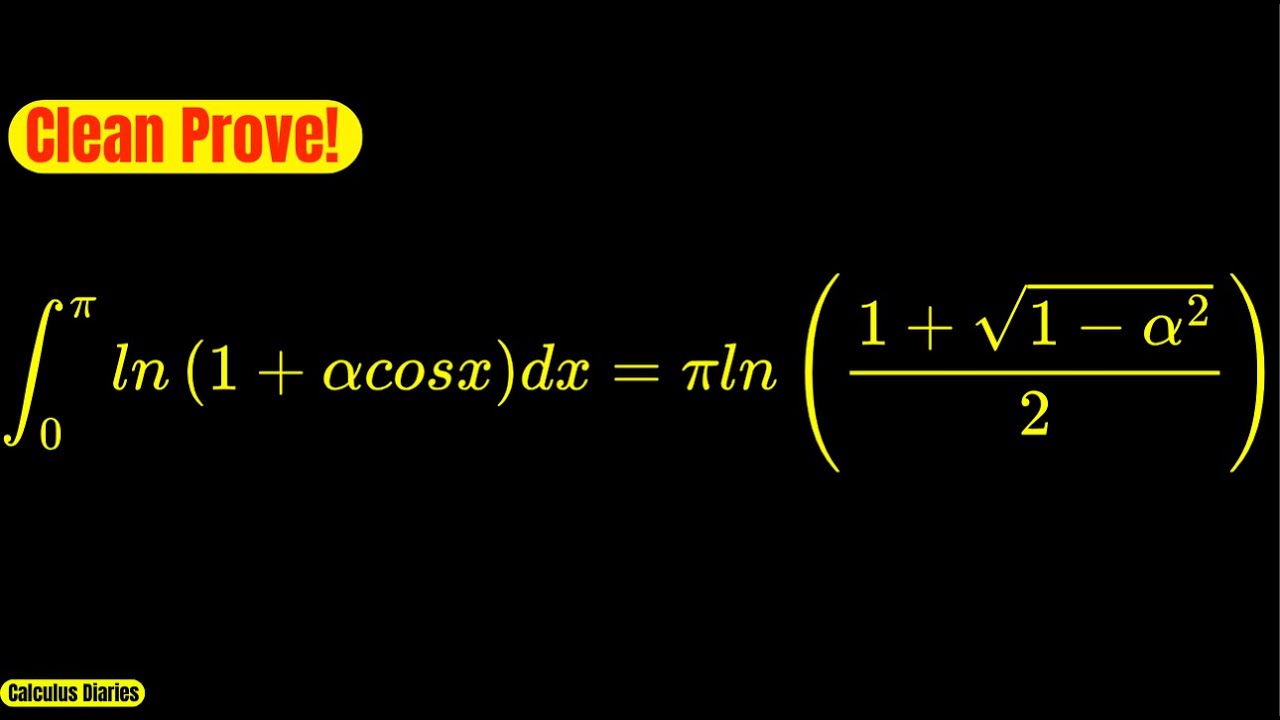 Feynman’s Trick Turns This Integral into Pure Elegance