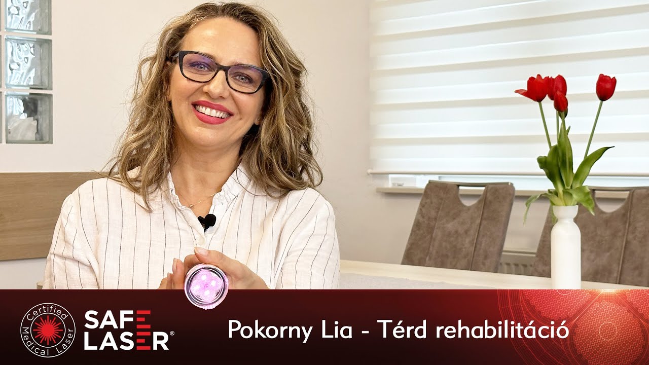 Pokorny Lia - Térd rehabilitáció Safe Laser készülékkel