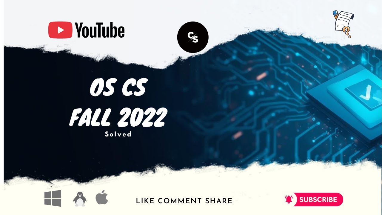 Operating System (OS) – Computer Science | Fall 2022 | Solved Past Paper