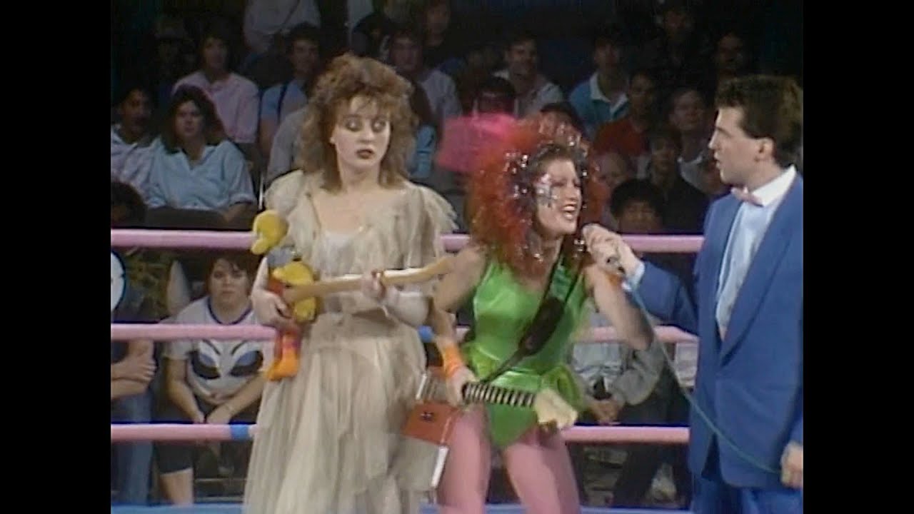 GLOW Wrestling MTV and Dementia vs Thunderbolt and Lightning