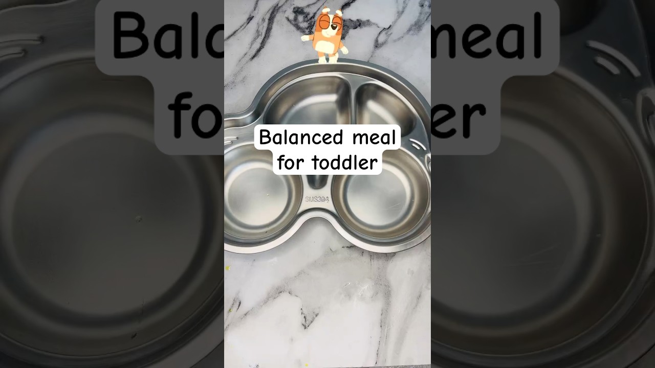 Balanced meal for your toddler. Meal ideas for toddlers. #food #foodiebaby #blw #weaning #shorts