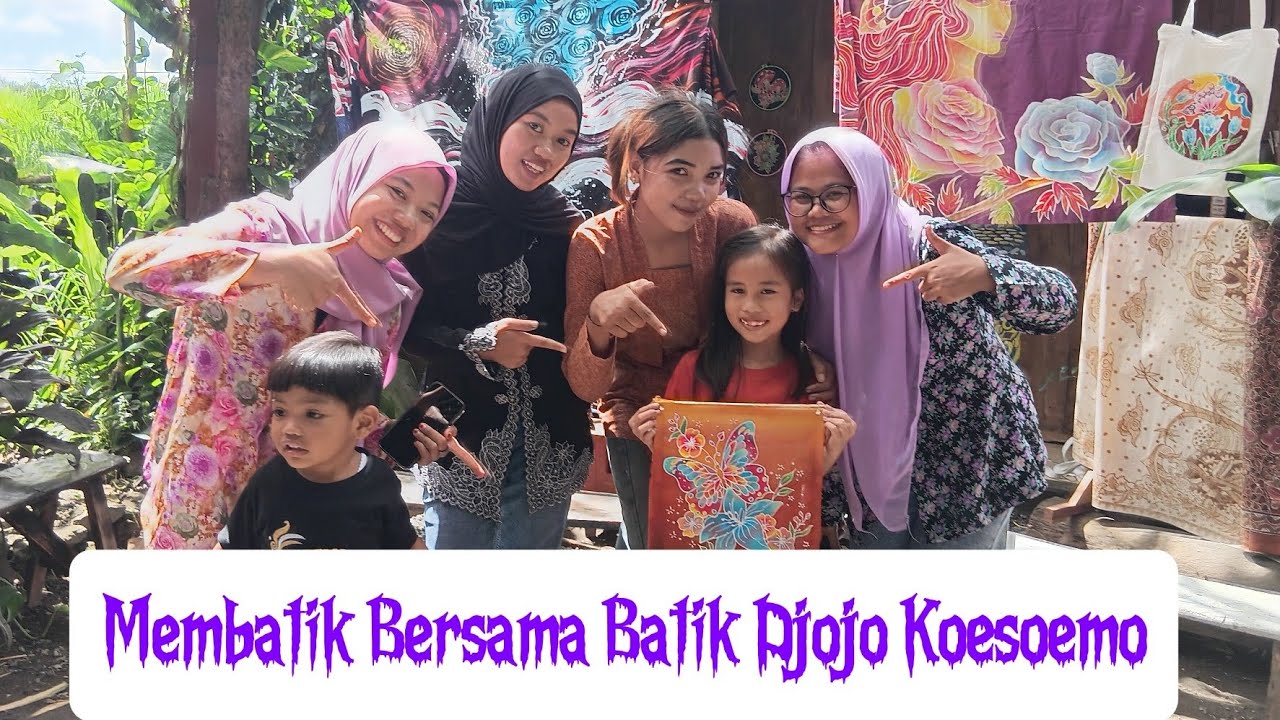 Belajar Membatik Langsung di Batik Djojo Koesoemo Garum Blitar #mewarnai #warnahasna #art #membatik 