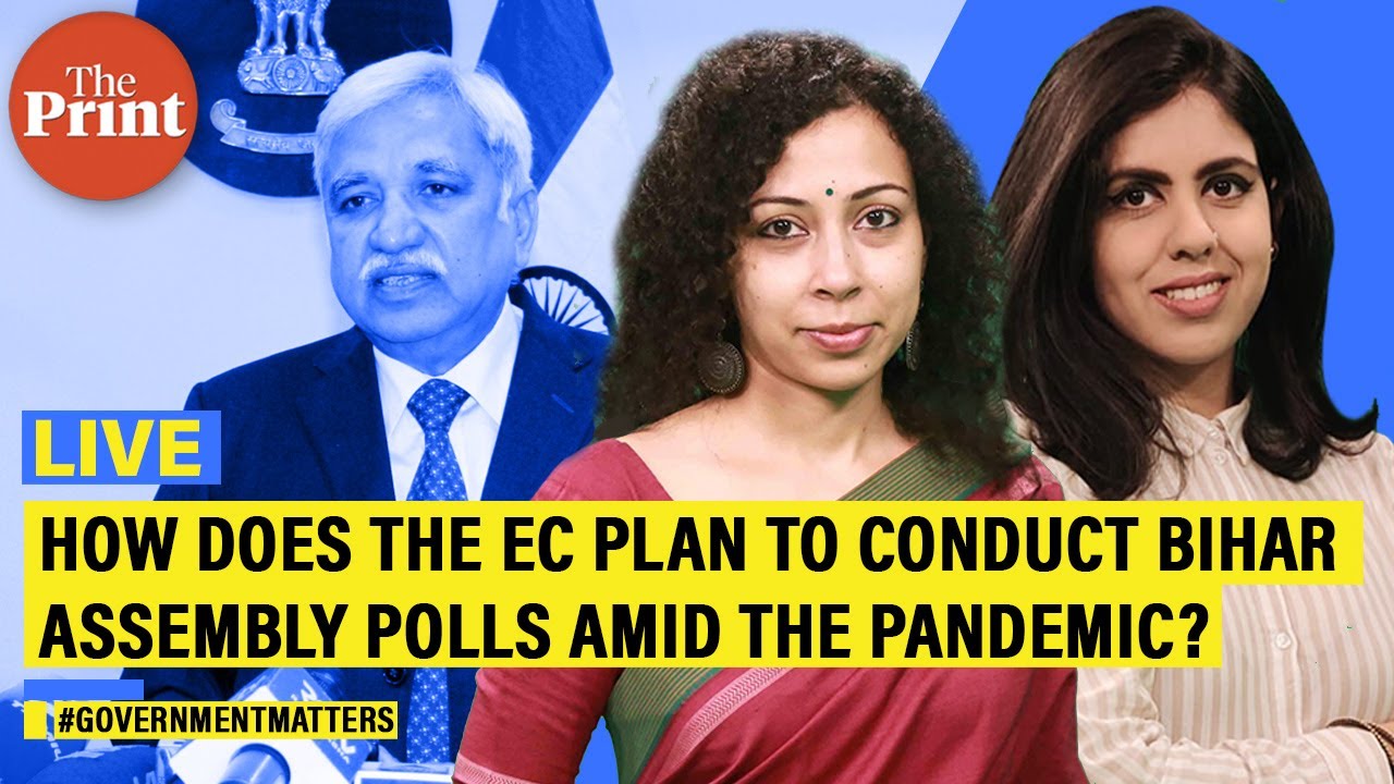 How does the EC plan to conduct Bihar assembly polls amid the pandemic?