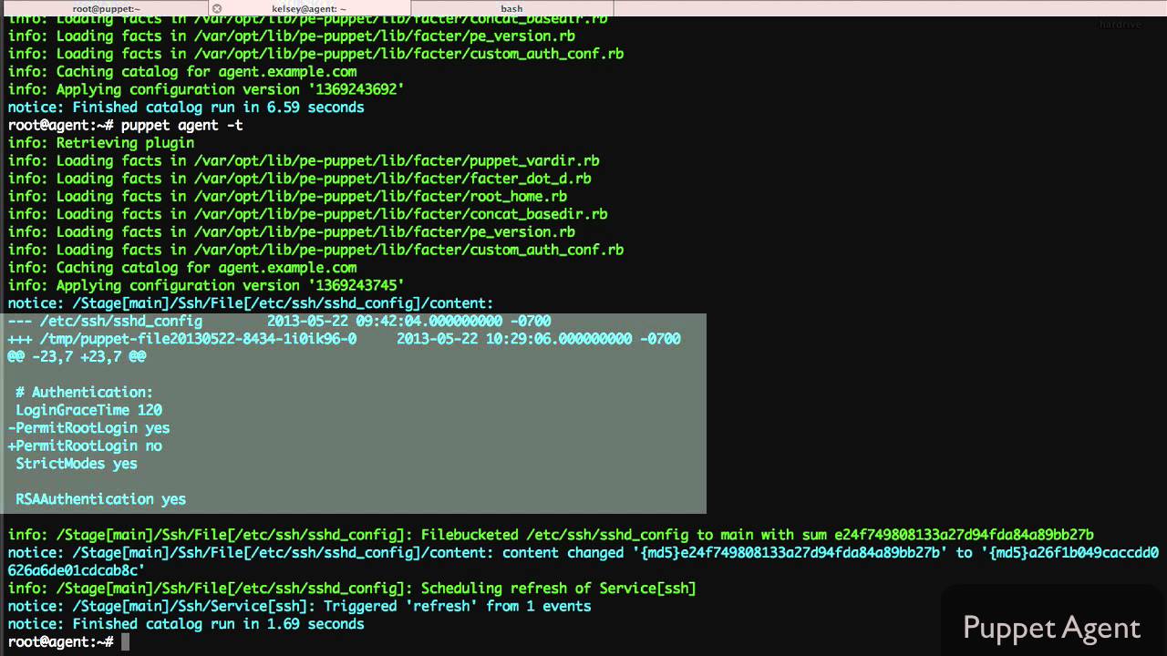 Automate SSH configuration in 5 minutes with Puppet Enterprise