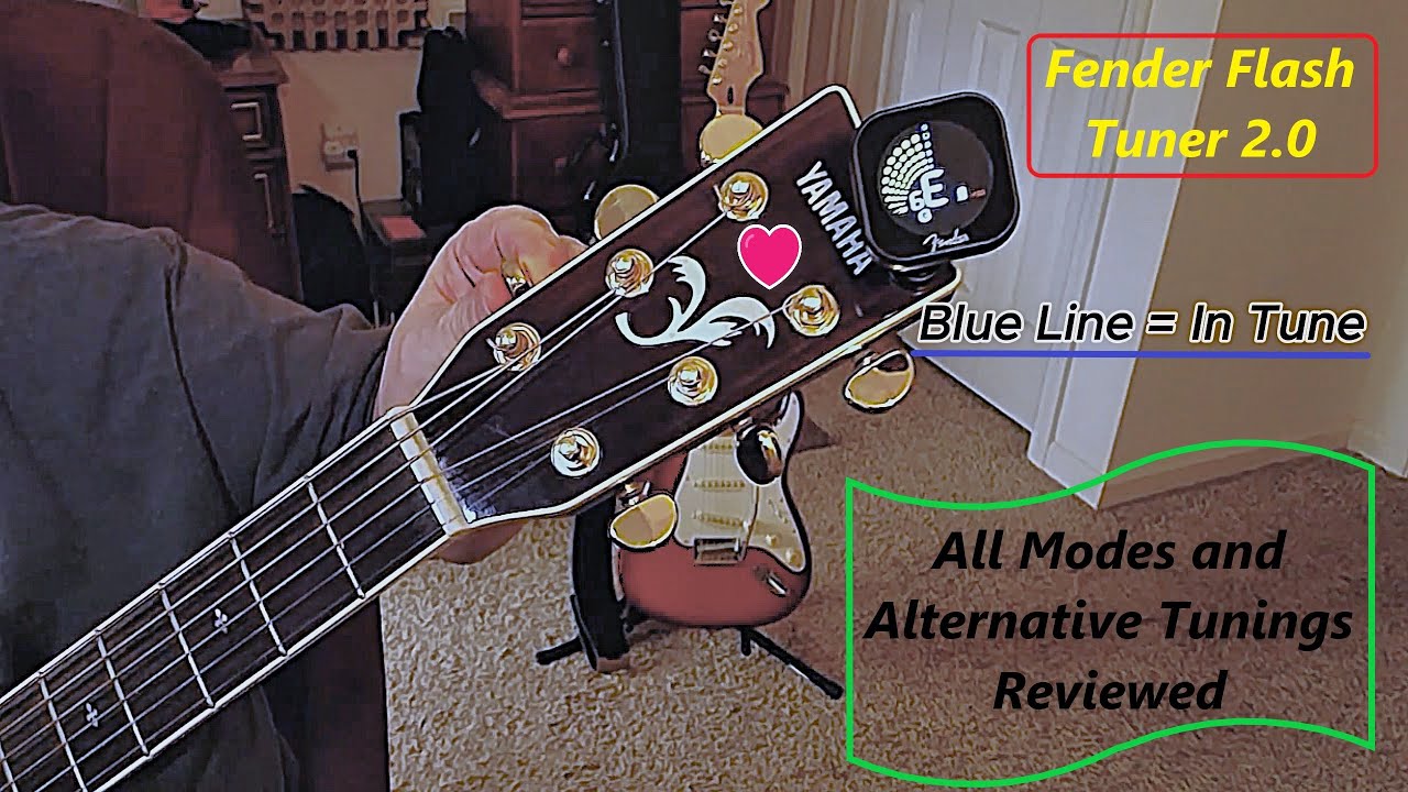 Fender Flash 2.0 Tuner, Demo & Review: Big Color Display and Several Modes. - #guitar  #demo #music
