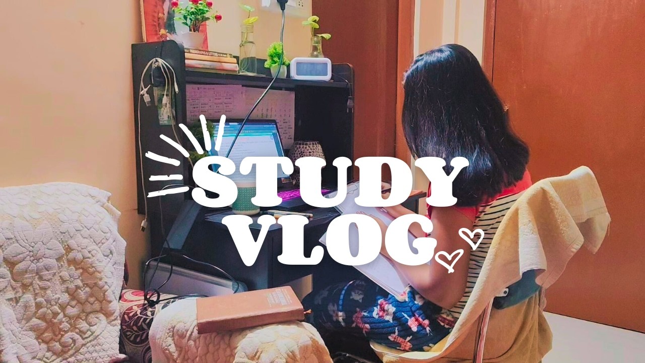 Evening STUDY VLOG ☕✍️🧮|| less screen time, focused, studying, homeworks