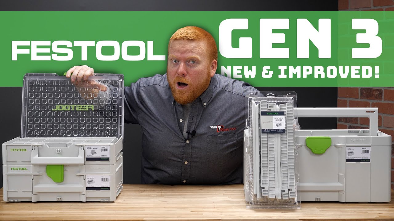 Festool Systainer Gen 3 System sooo What's Different? Ohio Power Tool
