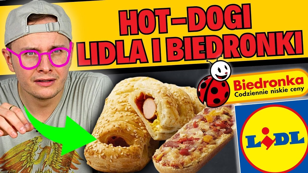 HOT-DOGI Z PIEKARNI LIDLA i BIEDRONKI - KTÓRA PIEKARNIA JEST LEPSZA?!
