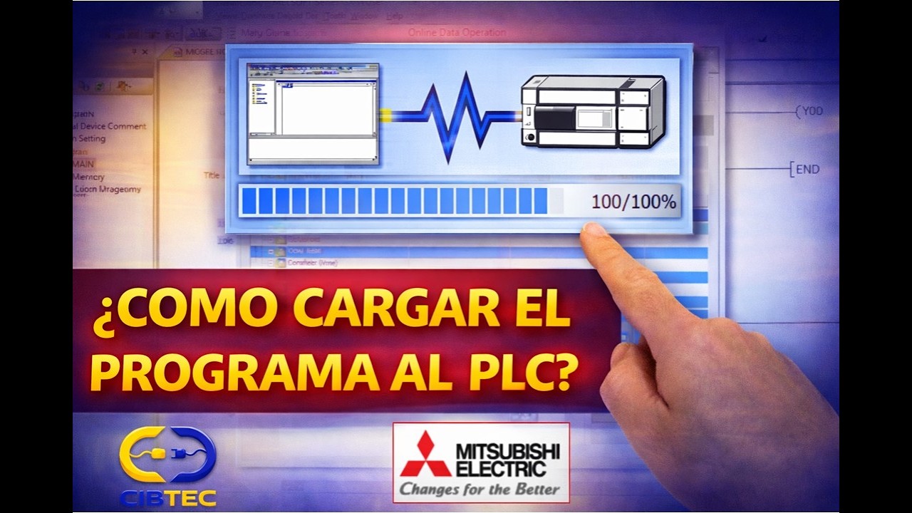 Como hacer un respaldo y descargar un programa en los PLC Mitsubishi