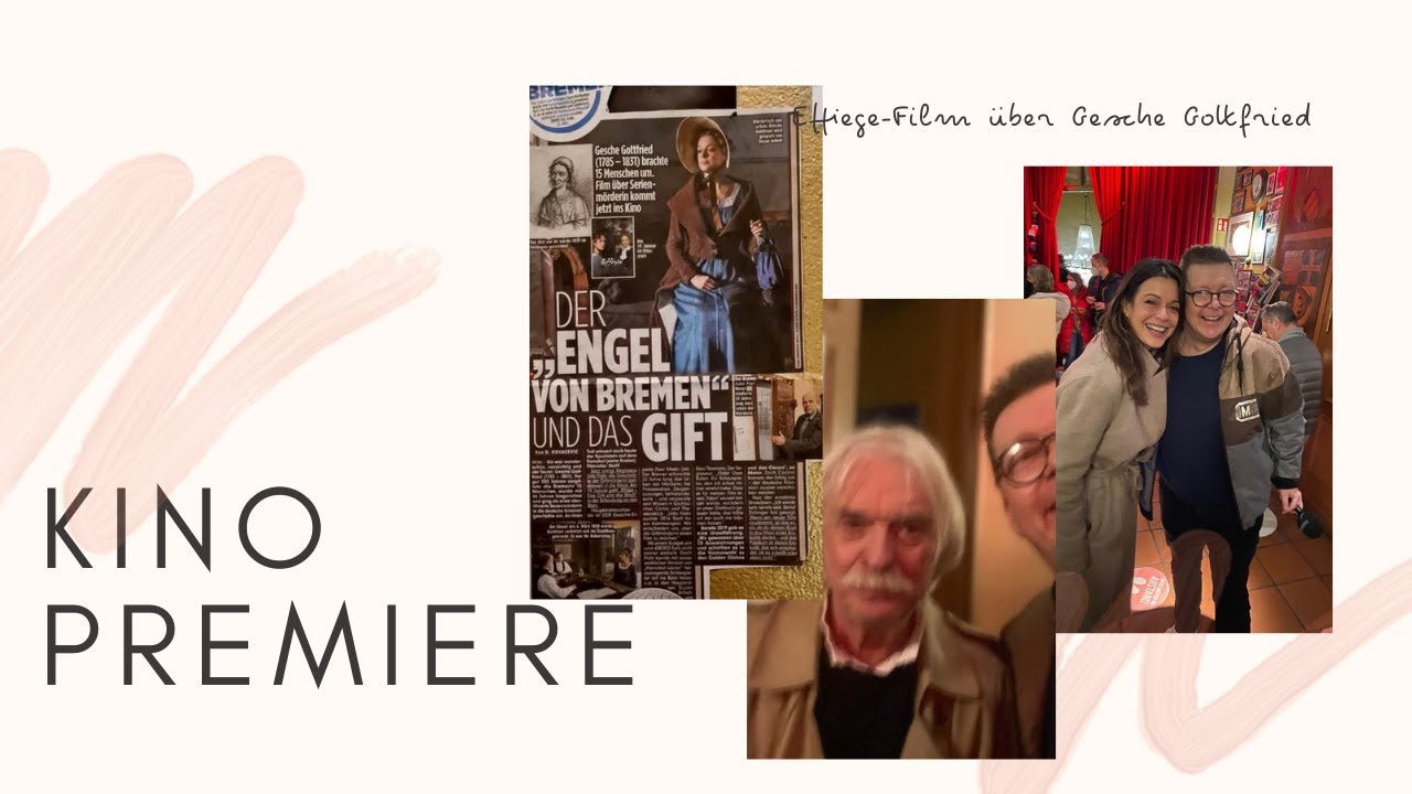 Kinopremiere Effige -Das Gift und die Stadt Schauburg Bremen, Interview Suzan Anbeh & Axel Petermann