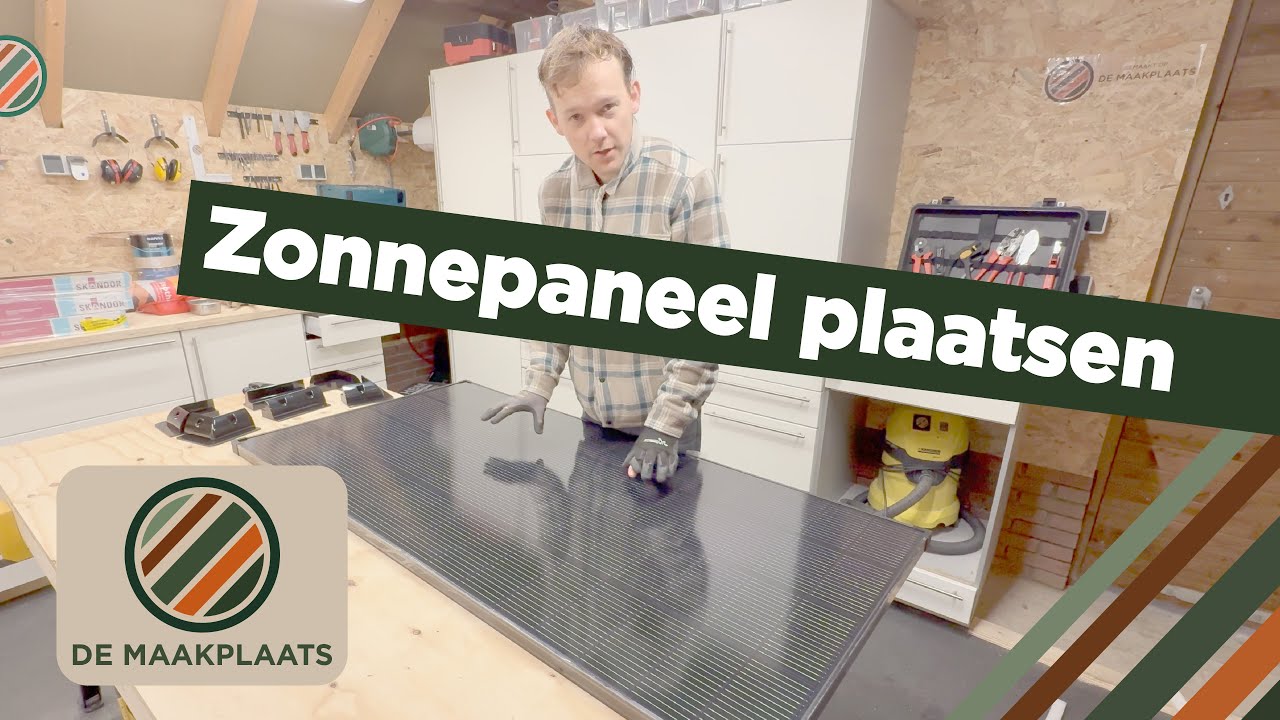 Zonnepaneel plaatsen E-Crafter | Kappersbus Deel 1/4