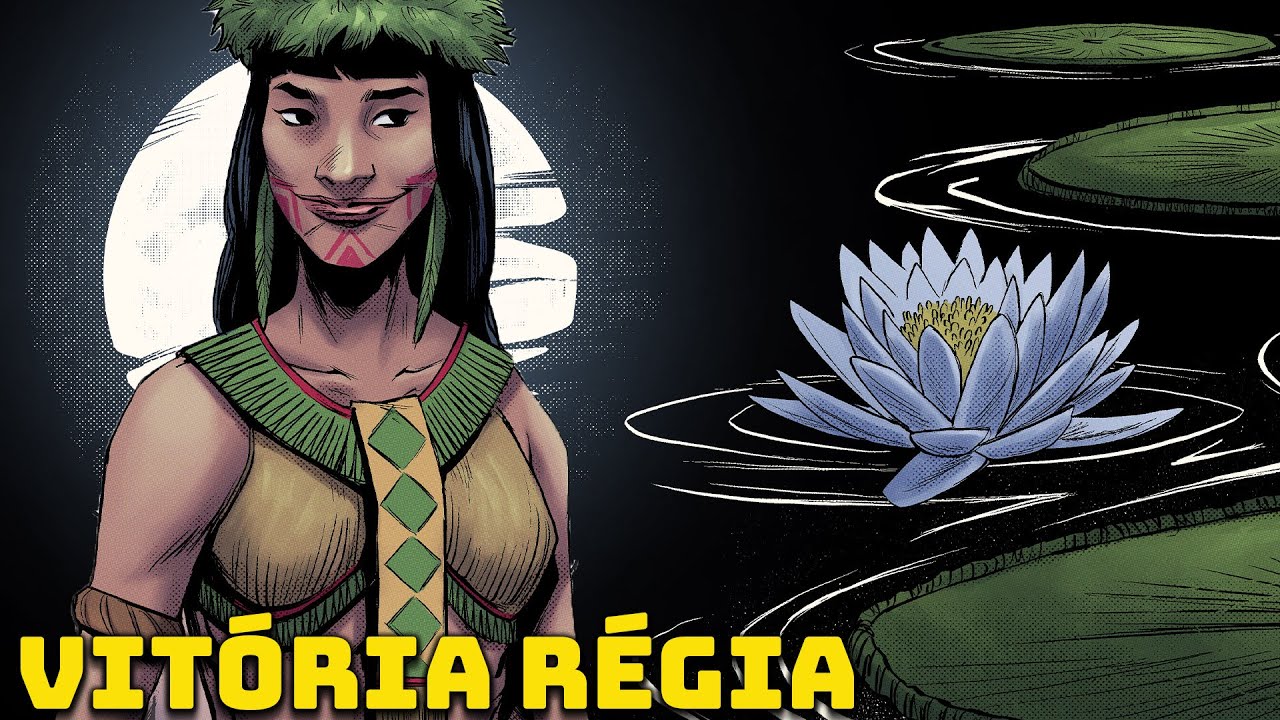 A Lenda da Jovem que Amava a Lua - Vitória-Régia - Folclore Amazônico