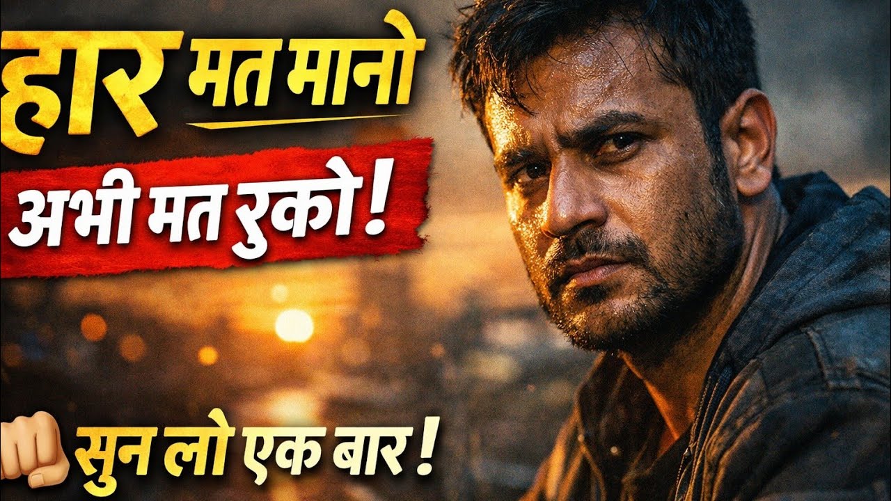 रुकने का मन हो तो यह देखो | Motivation HindiWatch This When You Feel Like Quitting