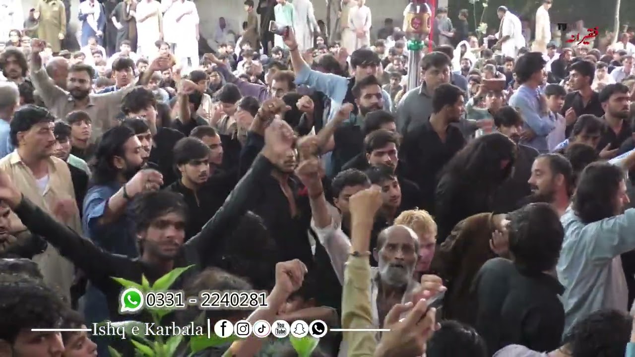 25 Muharram 2025 - Part 3 - Imam Bargh e hussainiya - Pashto Saaz Matam Dhamaal