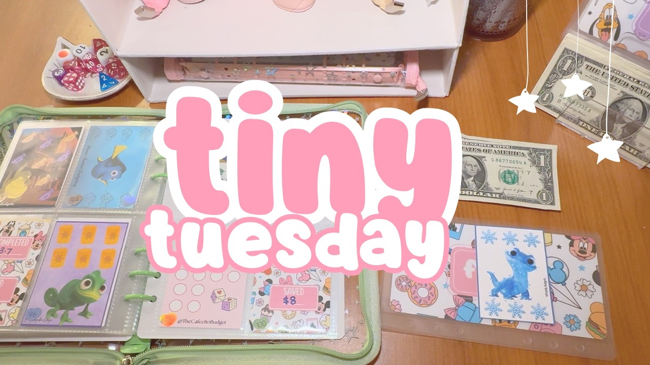 Tiny Tuesday || 100 disney side kick collab || Month Ahead Savings