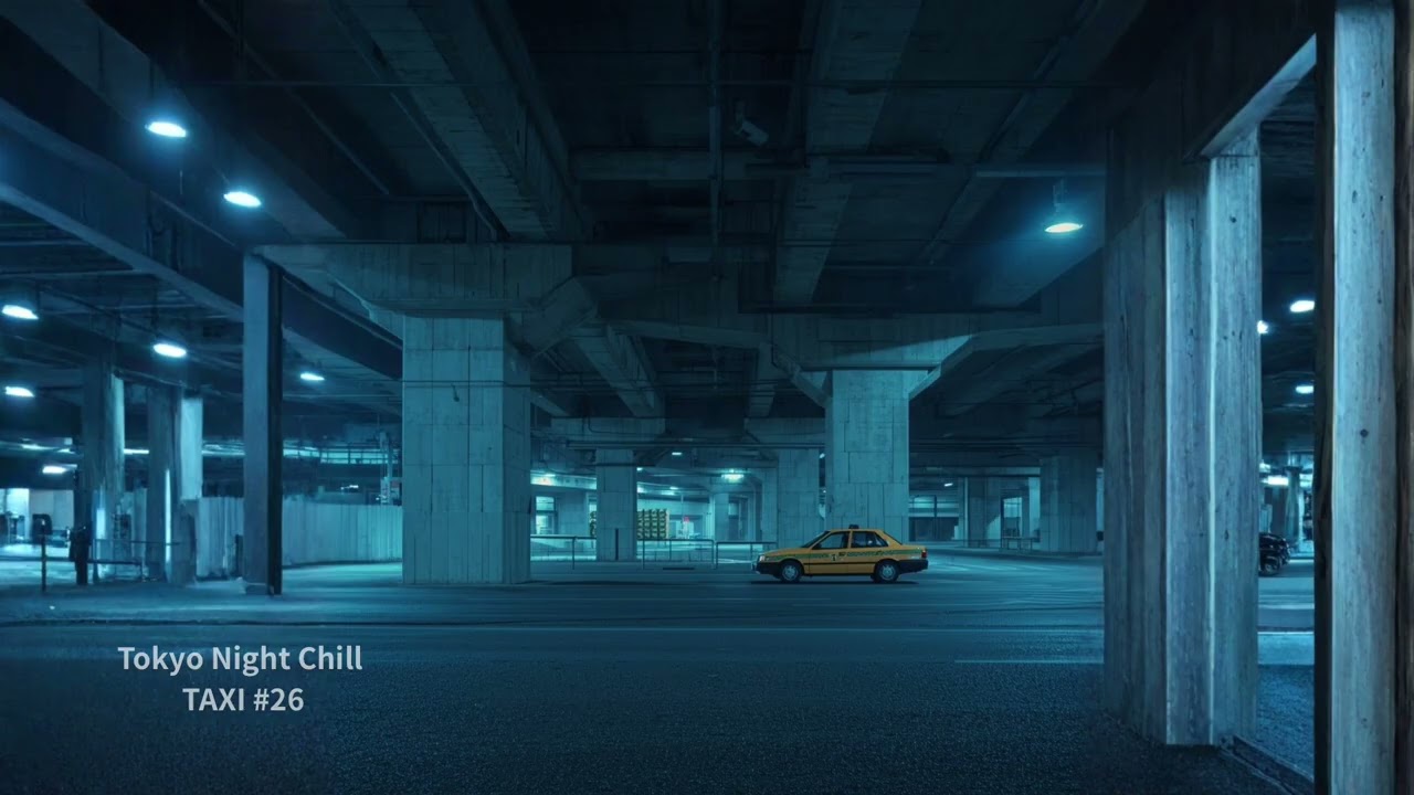 Tokyo Night Chill  TAXI #26 Minimal Lofi Instrumental (1 Hour)