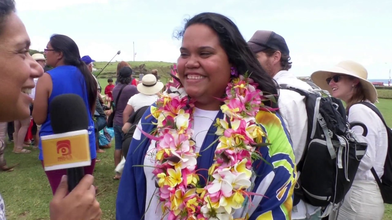 Tapati Rapa Nui 2020 Competencias de Collares de Flores y Tallados