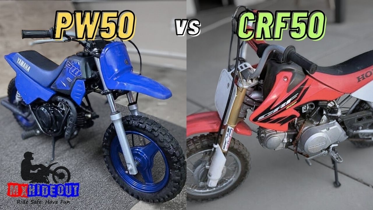PW50 vs CRF50 - Which Is The Best First Dirt Bike For Kids?