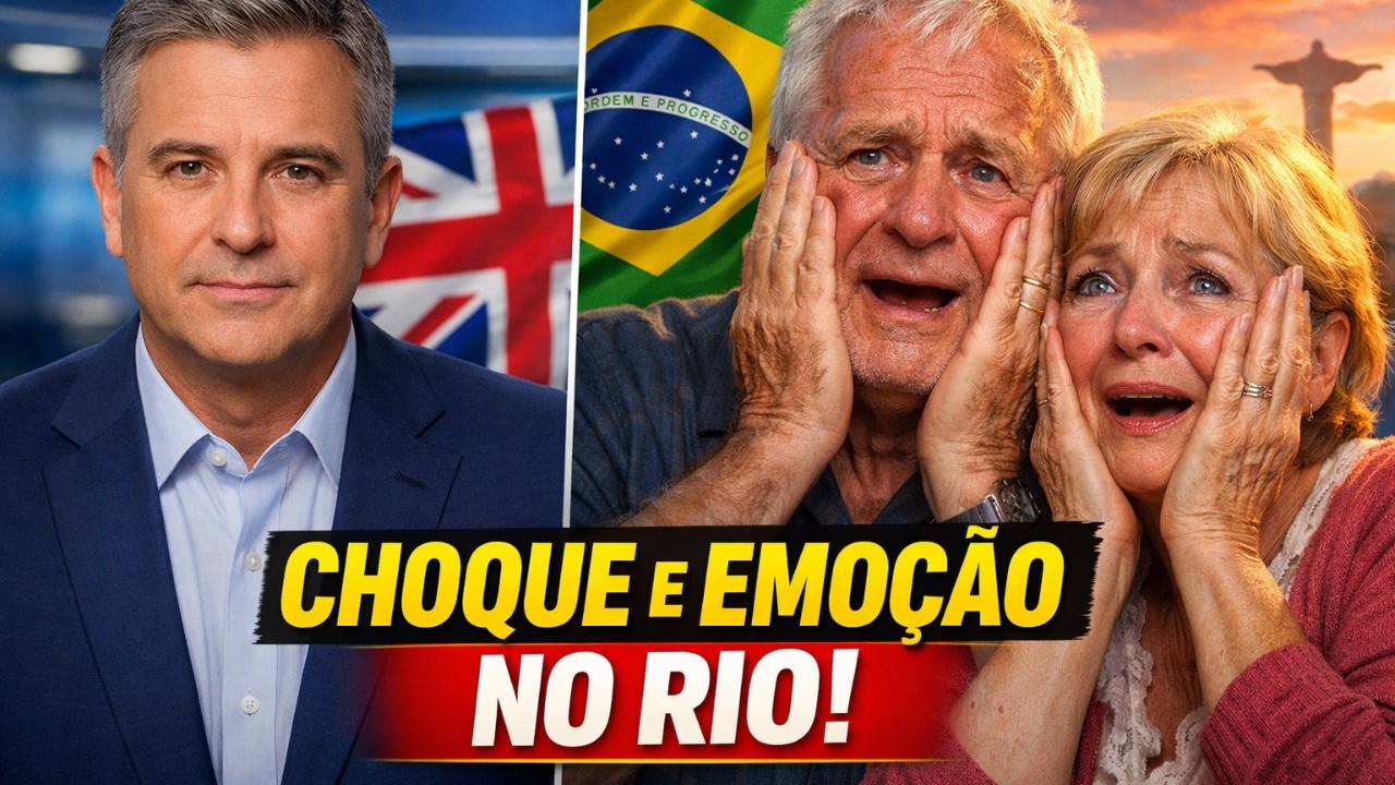 Uma família britânica chorou ao chegar ao Brasil: “Ficamos impressionados com a beleza!”