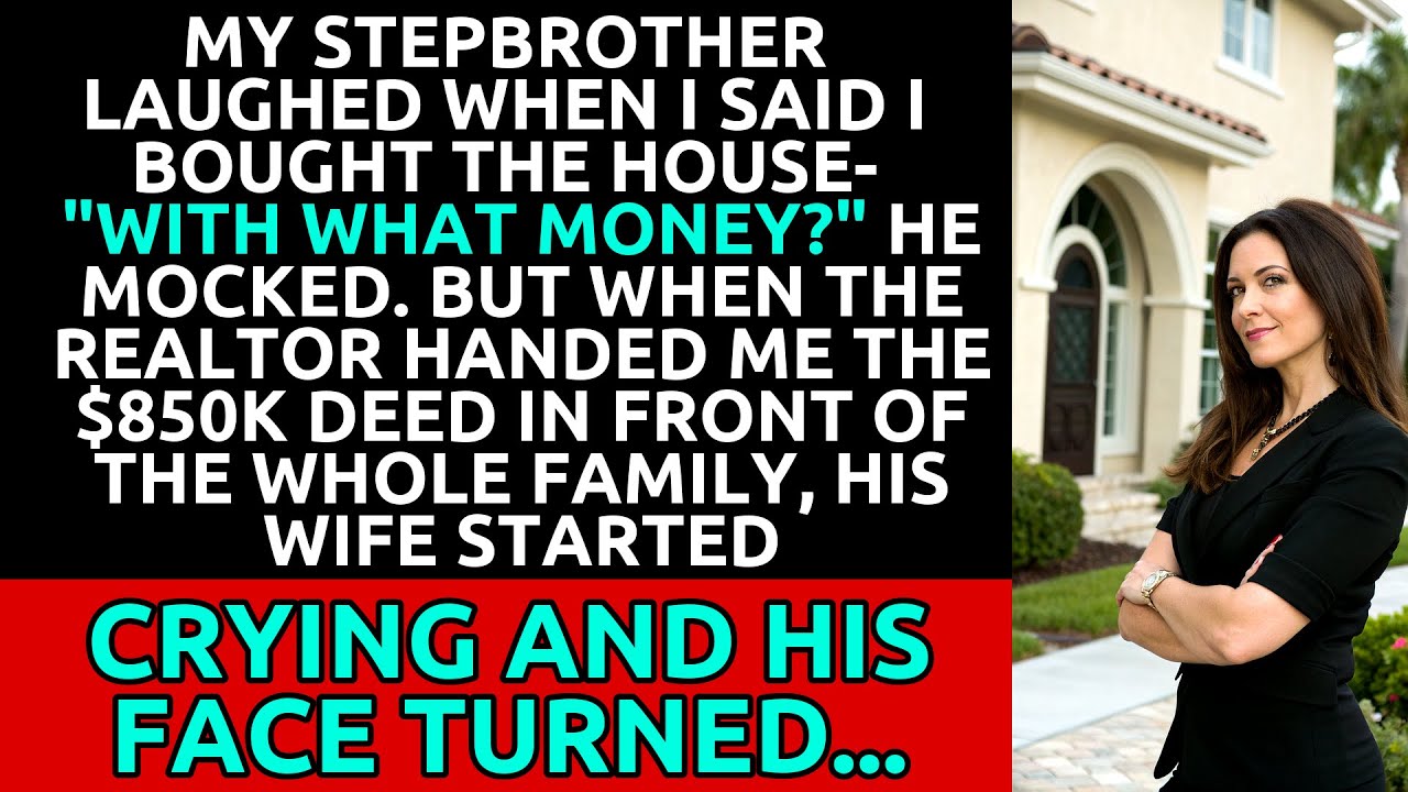 My Stepbrother Mocked Me for Buying the House—Then He Saw the $850K Deed