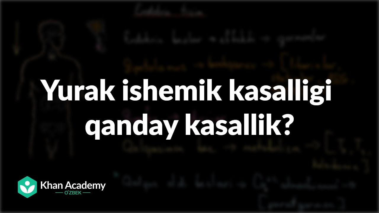 Yurak ishemik kasalligi qanday kasallik? | Tibbiyot