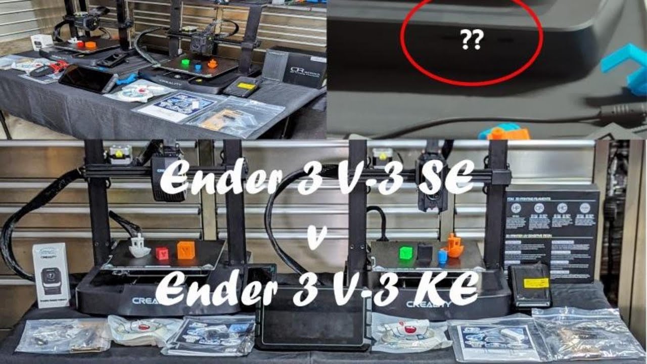 Какой окончательный победитель: ENDER 3 V3 SE или KE от Creality?