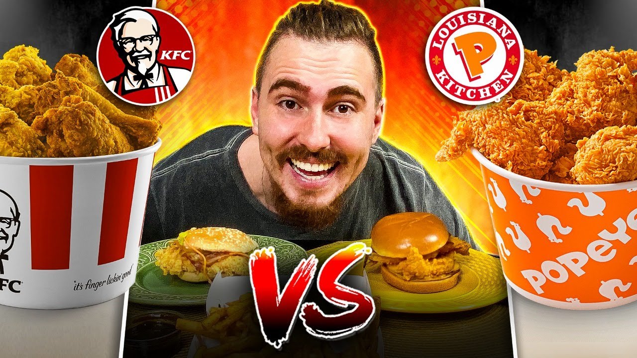 KFC x Popeyes - Batalha de frango frito no balde 2 /Gaba\