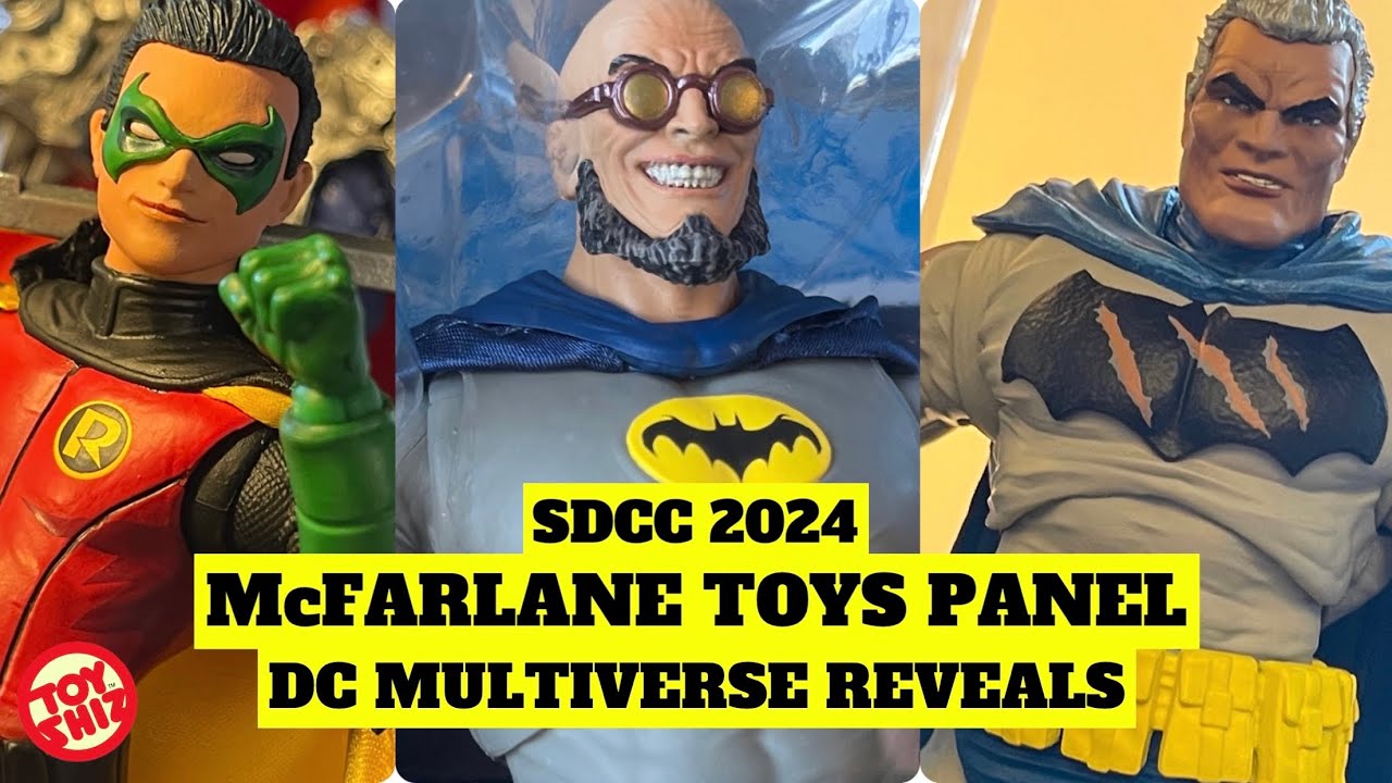 2024 SDCC McFARLANE TOYS DC MULTIVERSE FIGURES REVEALED