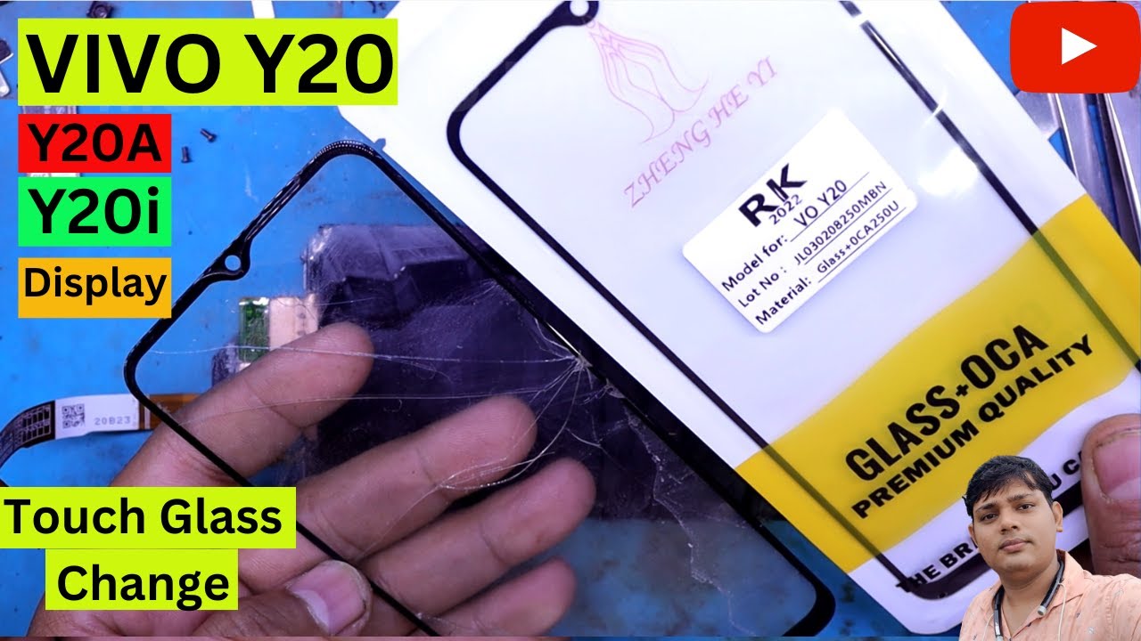 Vivo Y20, Y20A, Y20i Display Touch Glass Change