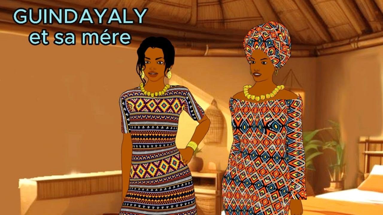 GUINDAYALLY ET SA MERE conte africain wolof et francais
