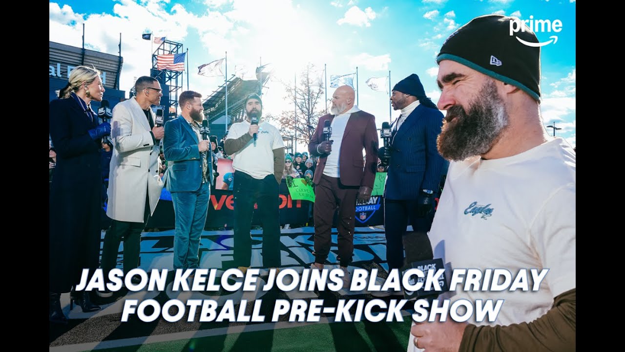 Jason Kelce joins the #BlackFridayNFL Pre-Game show