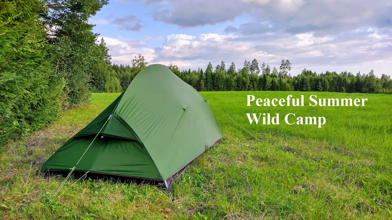 Peaceful Summer Wild Camp | Naturehike Cloud Up 2 | August 2023 [English]