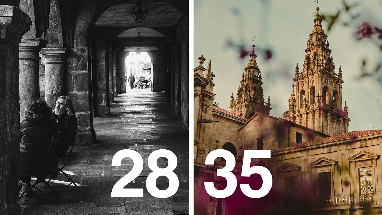 Two Lenses, Two Looks — 28mm vs 35mm on the Streets of Spain