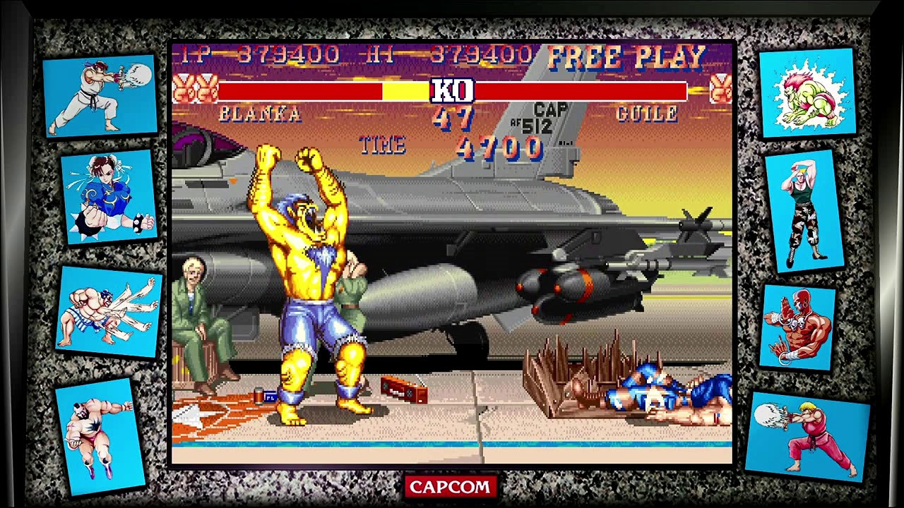 Street Fighter II: Hyper Fighting (PlayStation 4) Arcade as Blanka