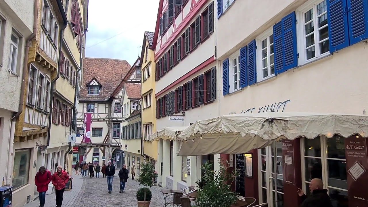 Tübingen Germany 🇩🇪 | Beautiful Old Town Walking Tour - Historic University Town (POV)