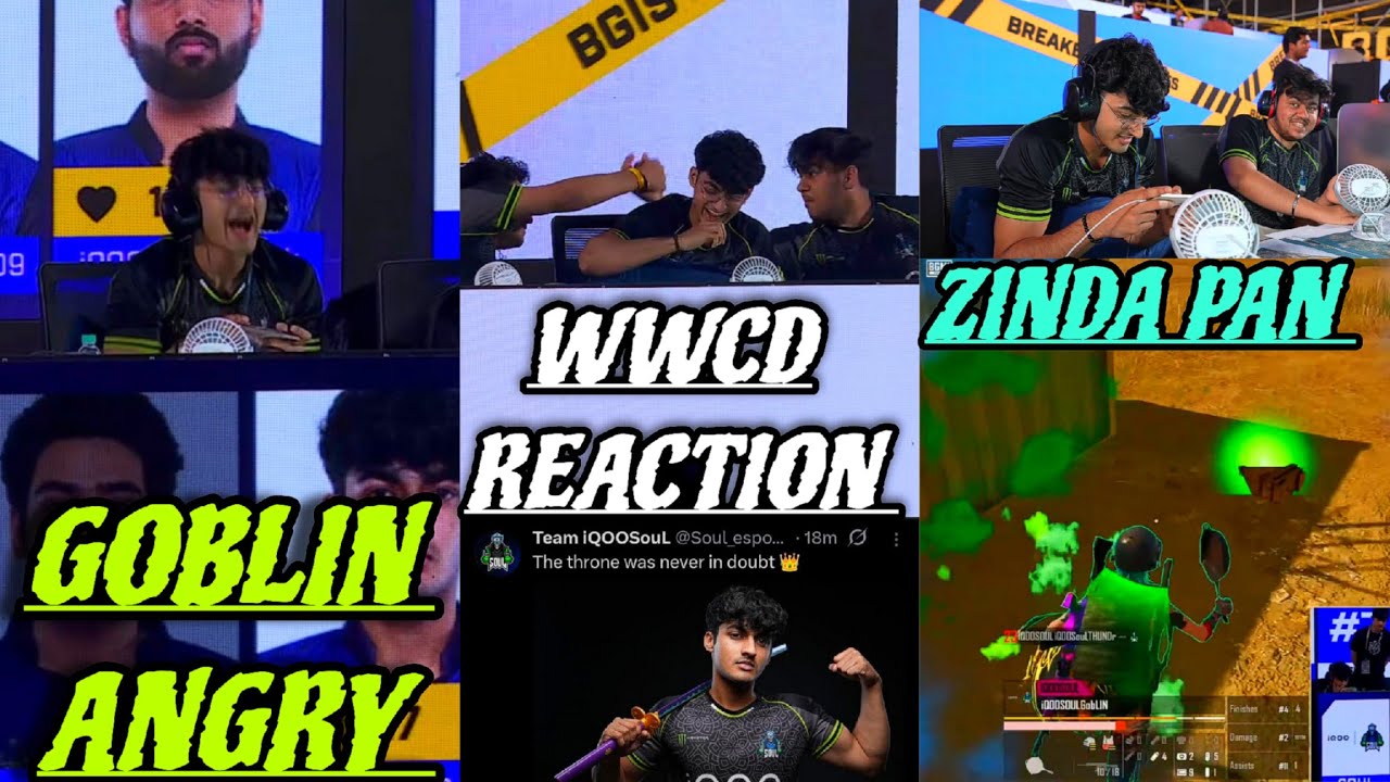 SouL GOBLIN Angry Zinda Pan🤬 2 Man WWCD in BGIS SF D1 ✅ SouL Domination Without IGL 🚀 S8UL on SouL