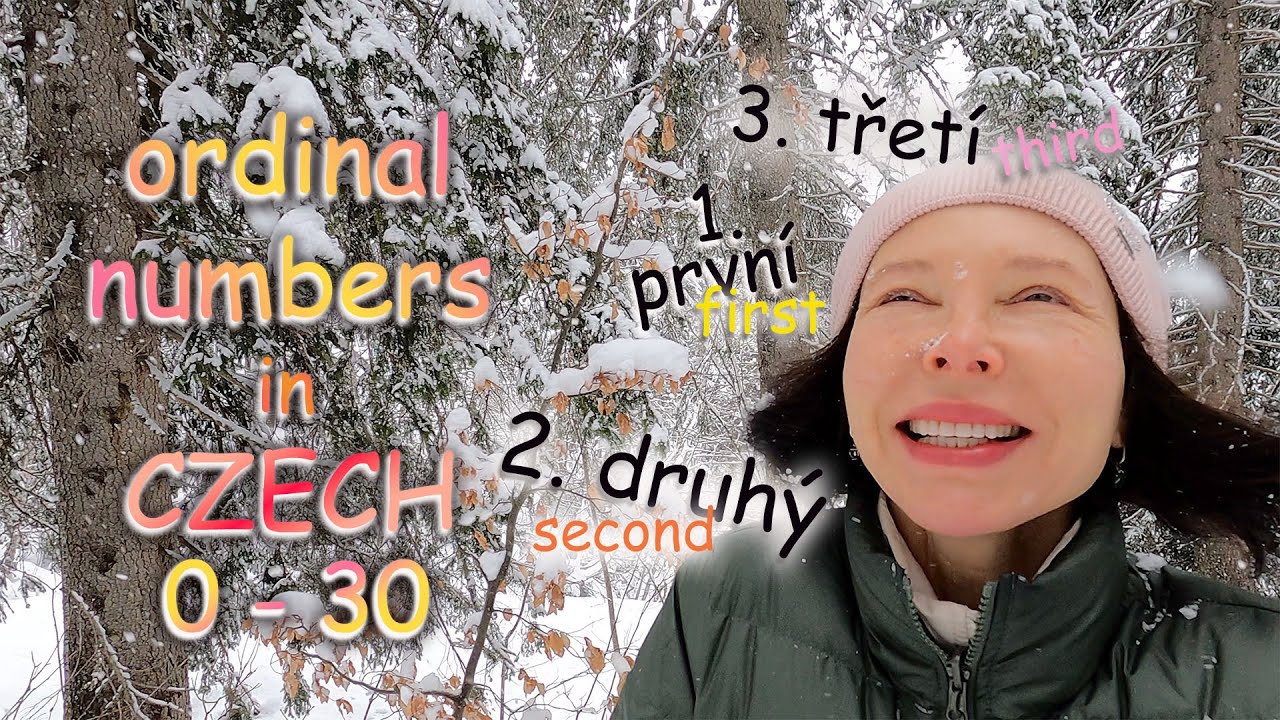 Counting from 0 to 31 in #Czech (ordinal numbers) (beginners 🤍)