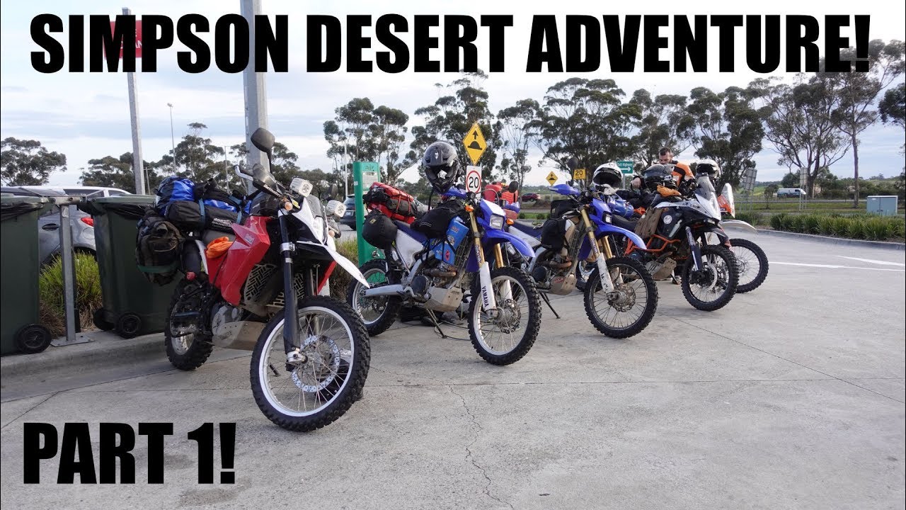 Simpson Desert Unsupported WR250R Adventure! Part 1!