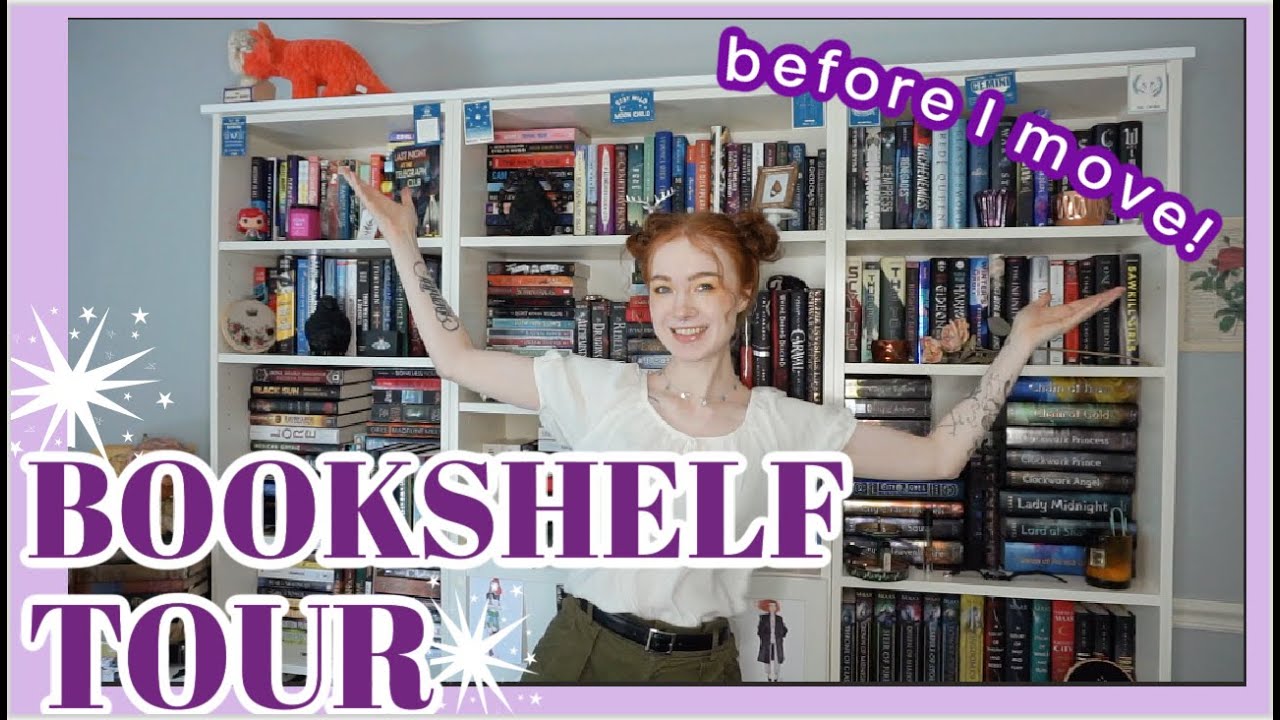 BOOKSHELF TOUR (before I move!)
