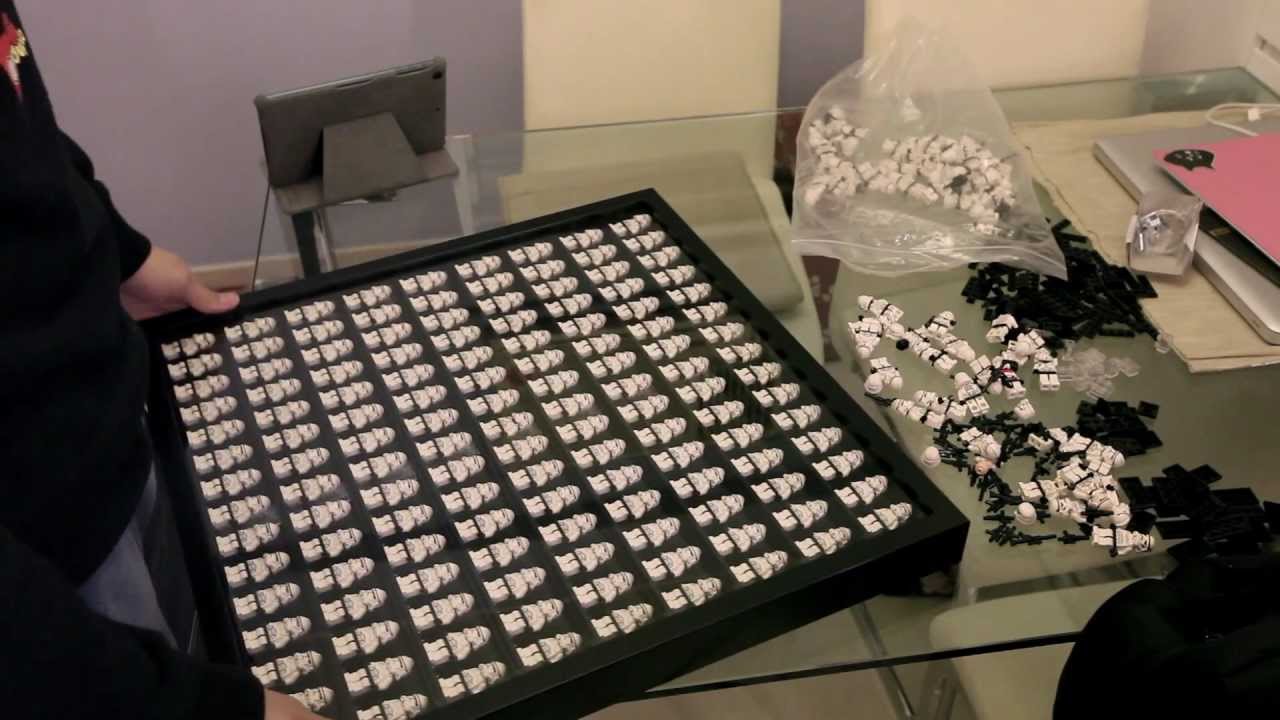 [DIY] 如何利用IKEA RIBBA 畫架 改做成LEGO人仔展示台 [8倍速快鏡-1080P HD]